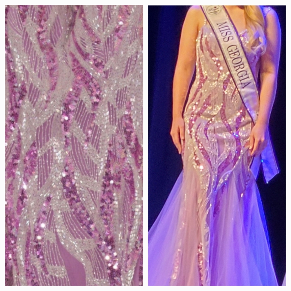 Size 2 beaded sequin gown similar to Sherri Hill, Jovani, Ashley Lauren, etc.